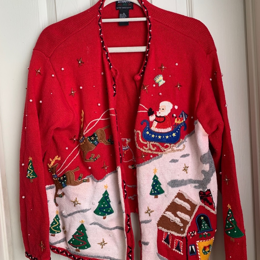 Vintage Christmas Cardigan